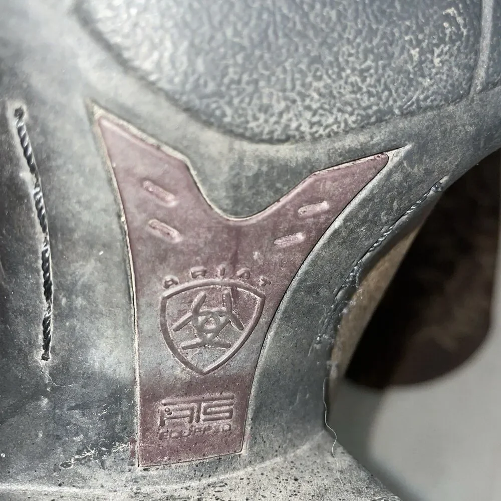 Ariat Men’s Western Boots Size 10 D Brown Leather Cowboy Rodeo Outdoors
